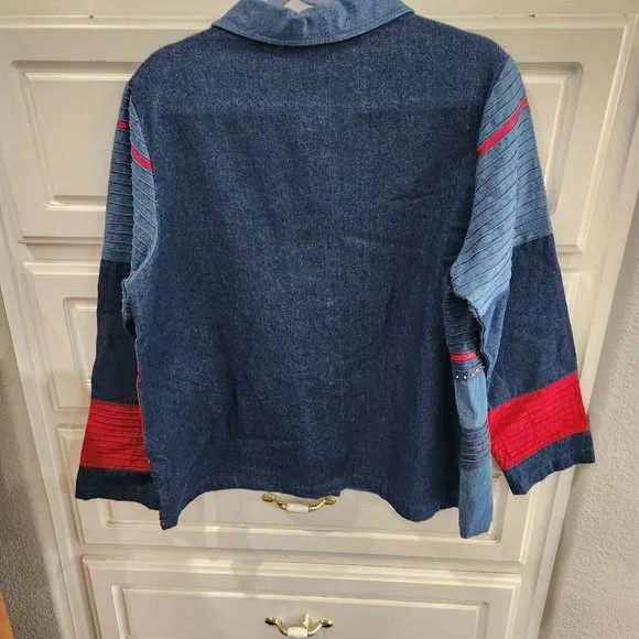 SALE! Indigo Moon Top/Jacket - Picture 3 of 7